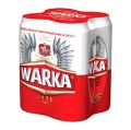 Piwo Warka Jasne Pełne 4x0,5l.